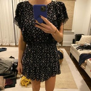 LoveShackFancy flower mini dress